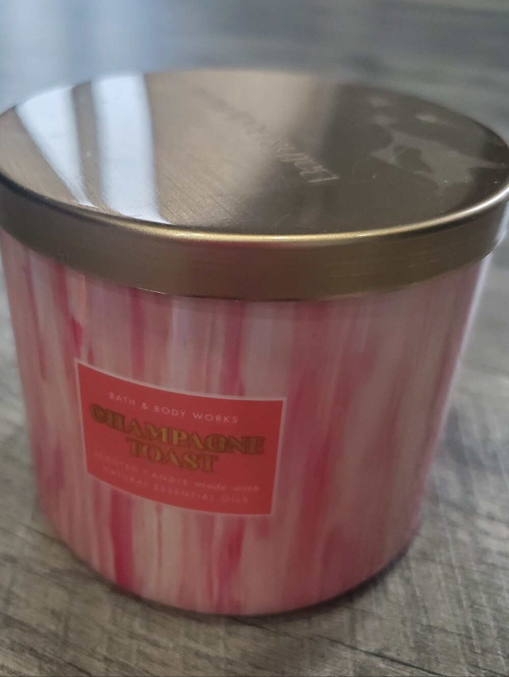 Bath And Body Works Champagne Toast 3 Wick Candle